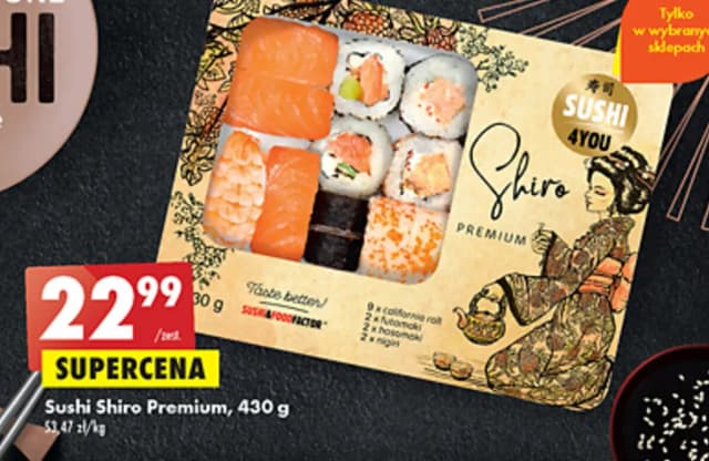 Ile kosztuje sushi w Biedronce? Ceny, promocje i porównania ofert Ile kosztuje sushi w Biedronce? Ceny, promocje i porównania ofert
